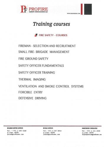 Fire Emergency Courses 03