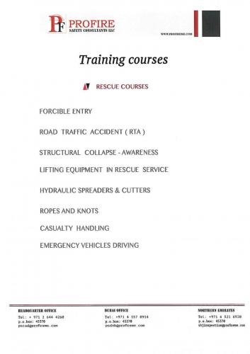 Fire Emergency Courses 04