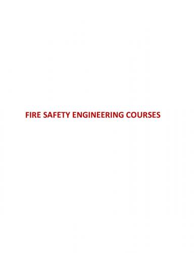 Fire Safety Engineering Courses